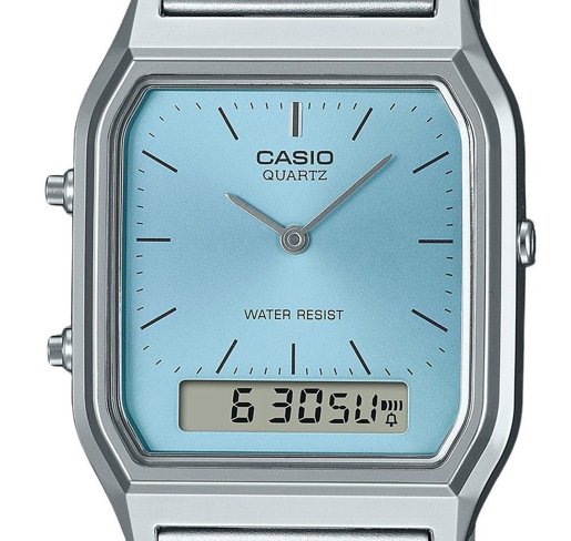 Casio AQ-230A-2A1 Retro Turquoise Analog-Digital Women's Watch