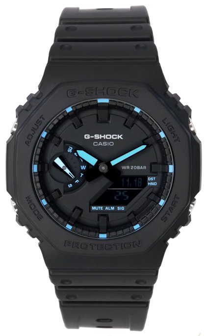 Casio G-Shock Neon Accent Analog Digital Quartz GA-2100-1A2 GA2100